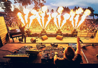 Moka sfx Triple Way 1-3M Lance-flammes Dmx Stage Dj Fire Machine