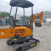 <span class=keywords><strong>2025</strong></span> Nieuwe Mini Micro Diesel Graafmachine 1 Ton Mini Pelle Diggers Met 1 Jaar Garantie Kern Component Motor Crawler Moving Type - Product Image 2