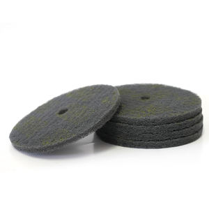 Metaal Slijpen Diy Ambachtelijke Afwerking Schurende Slijpen Polijsten Industriële Kwaliteit Zware Ronde Niet-Geweven Schuursponsje - Product Image 2