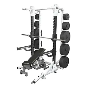 Fitness geräte Kommerzielle Kabel kreuzung Multifunktion ale Gewichts stapel Squat Rack Smith Machine