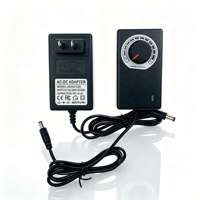 Adaptateur secteur mural à découpage variable de haute qualité, personnalisé, 3-12V 2A 1A 24W 50/60HZ, avec prises US, UK, AU, pour moteur et bande LED