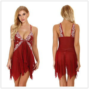 Vente en gros de robes de nuit pour femmes pyjamas en <span class=keywords><strong>soie</strong></span> <span class=keywords><strong>nuisette</strong></span> en satin ensemble de pyjamas en dentelle chemise de nuit pour femmes lingerie <span class=keywords><strong>grande</strong></span> <span class=keywords><strong>taille</strong></span> pour femmes - Product Image 2