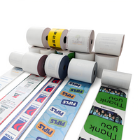 Rouleaux de papier thermique personnalisés imprimés 57 mm 55 g/m² – Alimentation fluide et sûre pour tête d'impression, sans bourrage – Pour TPV et usines automatisées