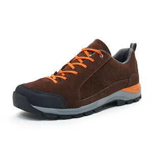 Trekking Camping Shoes Brown with Waterproof and Suede Men EVA Lather Light Weight Autumn Rubber Spring Summer Winter Mesh 10 11