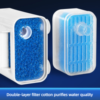 Filtre de bassin pour poissons, cartouche de purification, pompe à eau, pompe d'aération de type cascade, emballage en boîte plastique, économie d'énergie