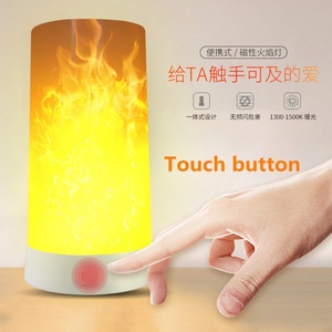 Nouvelle arrivée, lampe à effet de flamme LED au design moderne pour les fêtes, avec batterie 1200MAH, corps en plastique, lampe cadeau - Product Image 4