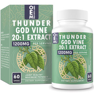 Cápsulas de Extracto de Raíz de Thunder God Vine OEM 1200 MG, Suplemento de <span class=keywords><strong>Tripterygium</strong></span> <span class=keywords><strong>Wilfordii</strong></span> con Extracto de Lei Gong Teng - Product Image 1