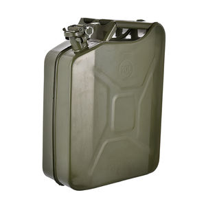 5L 10L <span class=keywords><strong>20L</strong></span> Militaire Diesel Réservoir De Carburant D'huile Peut Vider Essence Jerrycan En Métal, Jerrycan En <span class=keywords><strong>Acier</strong></span> Inoxydable - Product Image 1