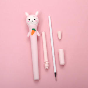 Gelstift mit Hasen- und Karottenmotiv, Weicher Cartoon 3D Gelstift, 36 Stifte pro Box - Product Image 3