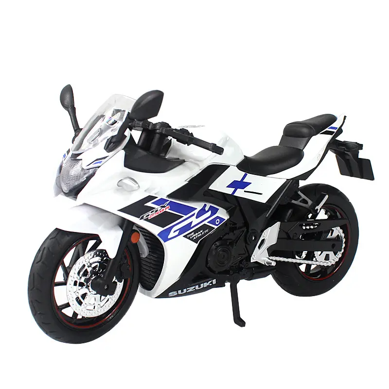 1:12 Suzuki GSX-250R diecst hợp kim đua xe mô tô mô hình xuyên quốc gia đường phố thể thao mô hình mô phỏng đồ chơi trẻ em Quà tặng
