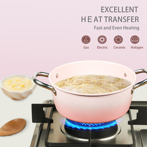 Casserole électrique en acier inoxydable 304 de 1350 W avec revêtement céramique antiadhésif en forme de feuille de lotus, wok à soupe électrique à conduction rapide de la chaleur - Product Image 3