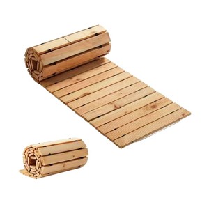 Suelo de Madera para Jardín, Rectángulos Entrelazados de Madera de Paulownia, Resistente al Agua, para Exteriores - Product Image 2