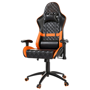 <span class=keywords><strong>Chaise</strong></span> de jeu pour ordinateur PC, <span class=keywords><strong>chaise</strong></span> de jeu pivotante inclinable en cuir durable, confortable et rembourrée, idéale pour les e-sports et les compétitions de jeu - Product Image 3