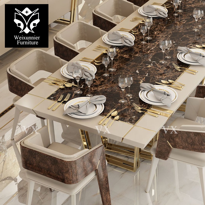 sideboard table dining table matching luxury modern 10 people