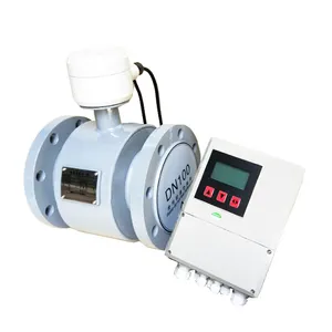 RS485 Electromagnetic Magnetic Flowmeter 2 4 8 Inch Pipeline Liquid Oil Sewage Split Digital Water Flow Meter