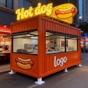 Quiosco de Acero Prefabricado de Montaje Rápido, Unidad de Venta de Comida Rápida para Vendedores de Hamburguesas, Refugio contra la Lluvia para Tiendas de Centros Comerciales - Product Image 3