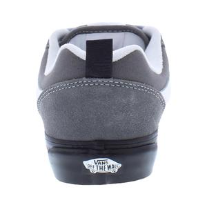 Vans Knu Skool Chaussures de skate unisexes en toile à tige basse couleur tonale Pewter - Product Image 3