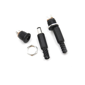 DC Power Female Plug <strong>Jack</strong>+5pcs Male Plug <strong>Jack</strong> <strong>Socket</strong> Adapter Connector 5.5*2.5mm - Product Image 2