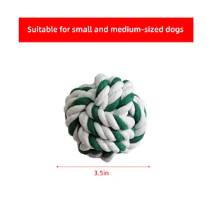 Wholesale Cotton Pet Toy Sets Pet Interactive Toys Puppy Teething Non-toxic Eco-friendly Cotton Rope Knot Dog Chew Toy