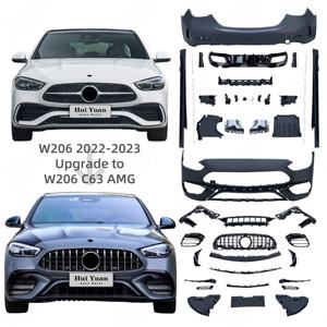<span class=keywords><strong>Prix</strong></span> d'usine Pièces de carrosserie en plastique PP Pare-chocs Kit carrosserie pour <span class=keywords><strong>Mercedes</strong></span> Benz Classe C W206 <span class=keywords><strong>2021</strong></span>+ Transformation en style <span class=keywords><strong>C63</strong></span> <span class=keywords><strong>AMG</strong></span> - Product Image 1