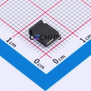 KH-2.54TXM-BK-H6.5 Shorting Cap / Jumper Cap P=2.54mm Connector ( Pitch: 2.54mm )( Open Top / Closed Top: Capped Type ) - Product Image 1