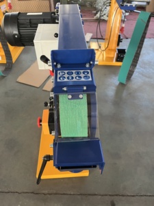 เครื่องขัดสายพานขัดขัดโลหะแบบอุตสาหกรรม400V 3300W เครื่องขัดสายพานเครื่องขัดและเก็บฝุ่นแบบคู่ - Product Image 3