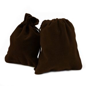 Exquisite <b>Velvet</b> Jewelry Storage Bag Custom Logo Small Drawstring Pouch for Gemstone Watch Recyclable Jewellery Packaging Bags - Product Image 5