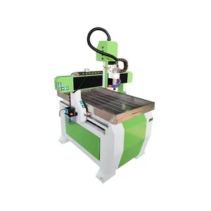 Mini máquina de roteador CNC 6060 2.2kw para metal de alumínio jade máquina de gravação CNC 3D de alta precisão