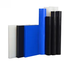 Palo de barra azul de 3mm, poligetal, tablero de plástico aislado de alta dureza, 1000mm de largo