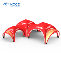 Tentes gonflables et dômes pneumatiques personnalisés KCCE pour événements de marque, festival d'hiver, publicité