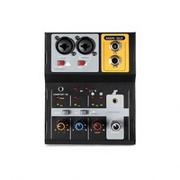 Table de mixage d'enregistrement 2 canaux, carte son USB pour ordinateur, système audio karaoké, mixage de scène, surveillance, microphone, modèle MA2, 20Hz-20kHz