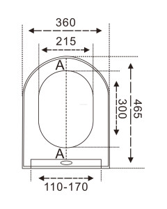 Copriwater a forma di U tradizionale con finitura antibatterica per WC modello <span class=keywords><strong>ESEDRA</strong></span> - Produzione di fabbrica - Product Image 6