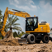 Excavatrice mobile sur roues CAT M315GC de haute qualité, 15 tonnes |   Profondeur de creusement de 4,62 m |   Rénovation de communautés résidentielles |   Offre à Durée Limitée