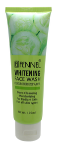 Nettoyant visage éclaircissant au fenouil 100ml, extrait de concombre, soin naturel premium apaisant, contrôle naturel de l'âge, contrôle du sébum et resserrement des pores - Product Image 6