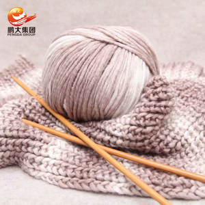 Chunky <span class=keywords><strong>Bernat</strong></span> Đan Đầy Màu Sắc Merino Len Acrylic Pha Trộn Gradient Lõi Sợi Hat Scarf - Product Image 4