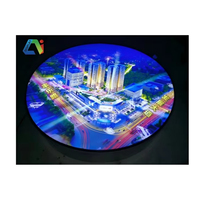 Écran LED P1.25 d'intérieur pour mariage Écran LED rond à panneau LED double face personnalisé pour Noël