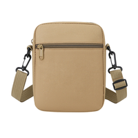 Sac bandoulière léger pour téléphone portable, personnalisable avec logo OEM/ODM, pour petites commandes d'usine, unisexe, mode extérieure, noir