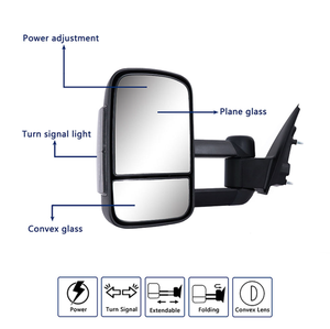 Specchietto Laterale Ripiegabile Elettricamente per Ford Ranger XL 2023-2026 / <span class=keywords><strong>Con</strong></span> Luce LED <span class=keywords><strong>di</strong></span> Segnalazione, Riscaldamento, Regolazione Elettrica - Product Image 2