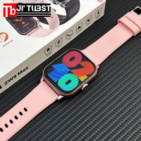 Montre Connectée ZW9 MAX 2025 Fitcloud Pro, Reloj Inteligente Ultra Fine 9MM 1.95'', Sport et Fitness pour Hommes et Femmes