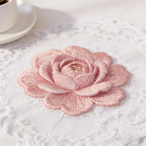 Set de table en dentelle rétro, sets de table brodés, napperons en crochet <span class=keywords><strong>français</strong></span>, dessous de verre, sous-tasses pour la maison, mariage - Product Image 4