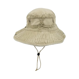 Đàn ông phụ nữ rộng vành xô <span class=keywords><strong>hat</strong></span> rửa oxford có thể điều chỉnh dây thoáng khí phim hoạt hình cho thể thao ngoài trời Mặt trời bảo vệ đi bộ đường dài cắm trại - Product Image 2