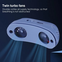 Dispositivo Nasal de Respiración con Circulación de Aire, Carga USB, Ligero, Mini, Ideal para Hoteles, Viajes, Hogar y Ayuda para Dormir