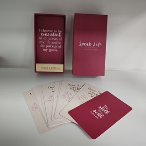 50 Tarjetas <span class=keywords><strong>de</strong></span> Mindfulness Florales con Soporte <span class=keywords><strong>de</strong></span> Madera Premium, Elegantes Tarjetas <span class=keywords><strong>de</strong></span> Afirmaciones Positivas Diarias, Regalo para Ella - Product Image 4