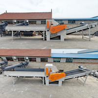 Broyeur de plastique automatique haute efficacité RUIOU 200 kW pour le recyclage, broyeur spiralé pour plastique, Shandong