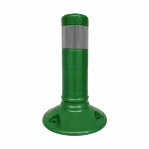 ทุ่นกั้นขอบทางจอดรถแบบยืดหยุ่น TPU สีเขียว ขนาด 30 x 8 ซม. - Product Image 2