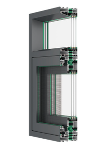 Modern Double Tempered Glass Burglar Proof Horizontal Sliding Aluminum Alloy Balcony Window with <strong>Security</strong> <strong>Bars</strong> - Product Image 2