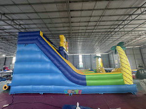 China Fábrica Comercial PVC Gran Carácter <span class=keywords><strong>Bob</strong></span> <span class=keywords><strong>Esponja</strong></span> Inflable Tobogán <span class=keywords><strong>Bob</strong></span> <span class=keywords><strong>Esponja</strong></span> Inflable Patio de juegos inflable con obstáculo para niños - Product Image 3