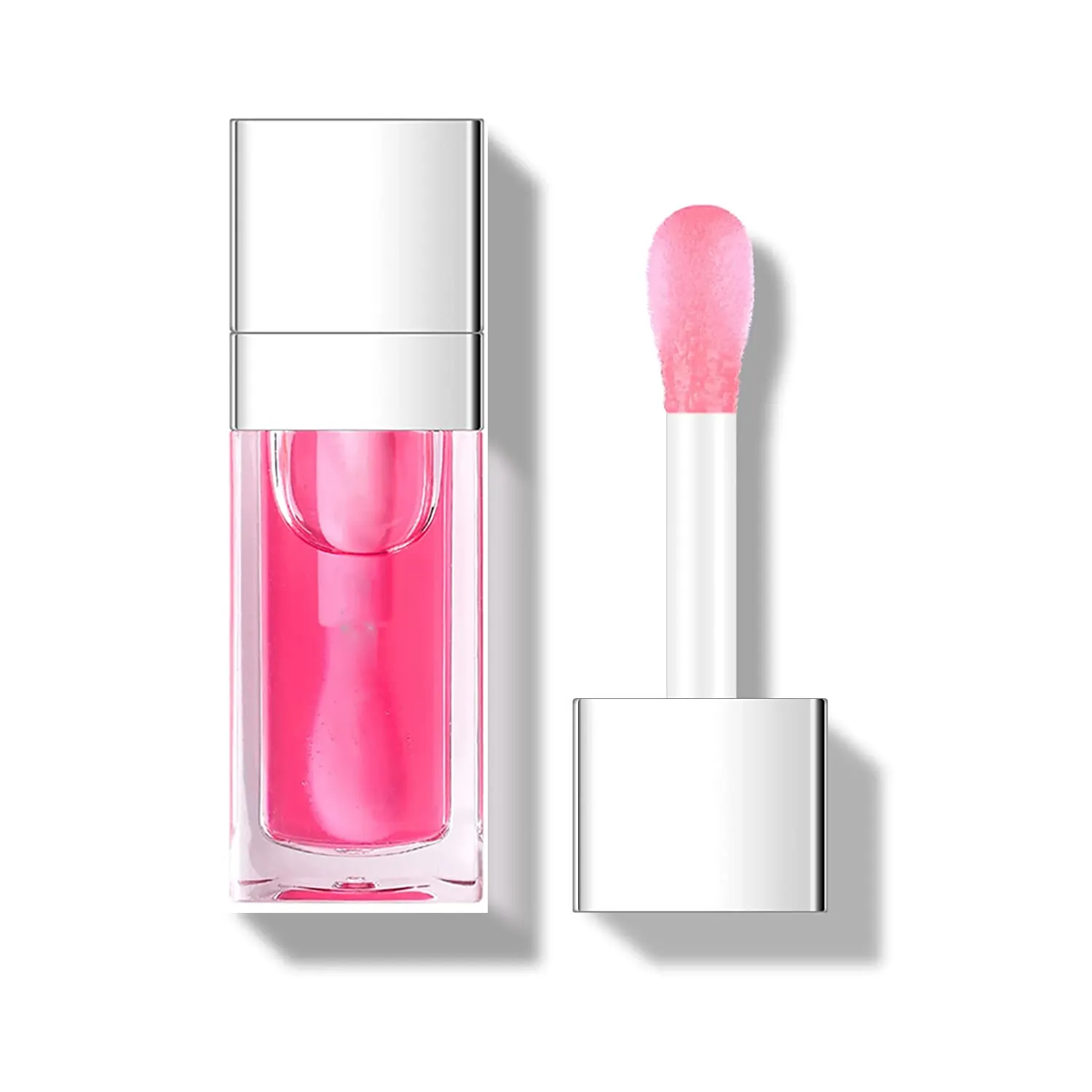 LYW 브랜드 컬러 변경 립글로스-과일 틴트 글로우 배관공 향료 오일-개인 라벨 립 오일
