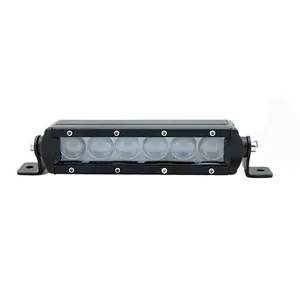 공장 공급 120v led 라이트 바 8 인치 4D 30W 단일 행 ATV/UTV/SUV/자동차