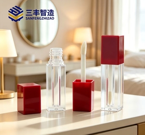 Envase de Plástico PETG de Alta Calidad para Brillo Labial, Tubo Vacío para Bálsamo Labial, Tapa de Rosca para Almacenamiento de Lápiz Labial Líquido, Envase de Belleza - Product Image 5